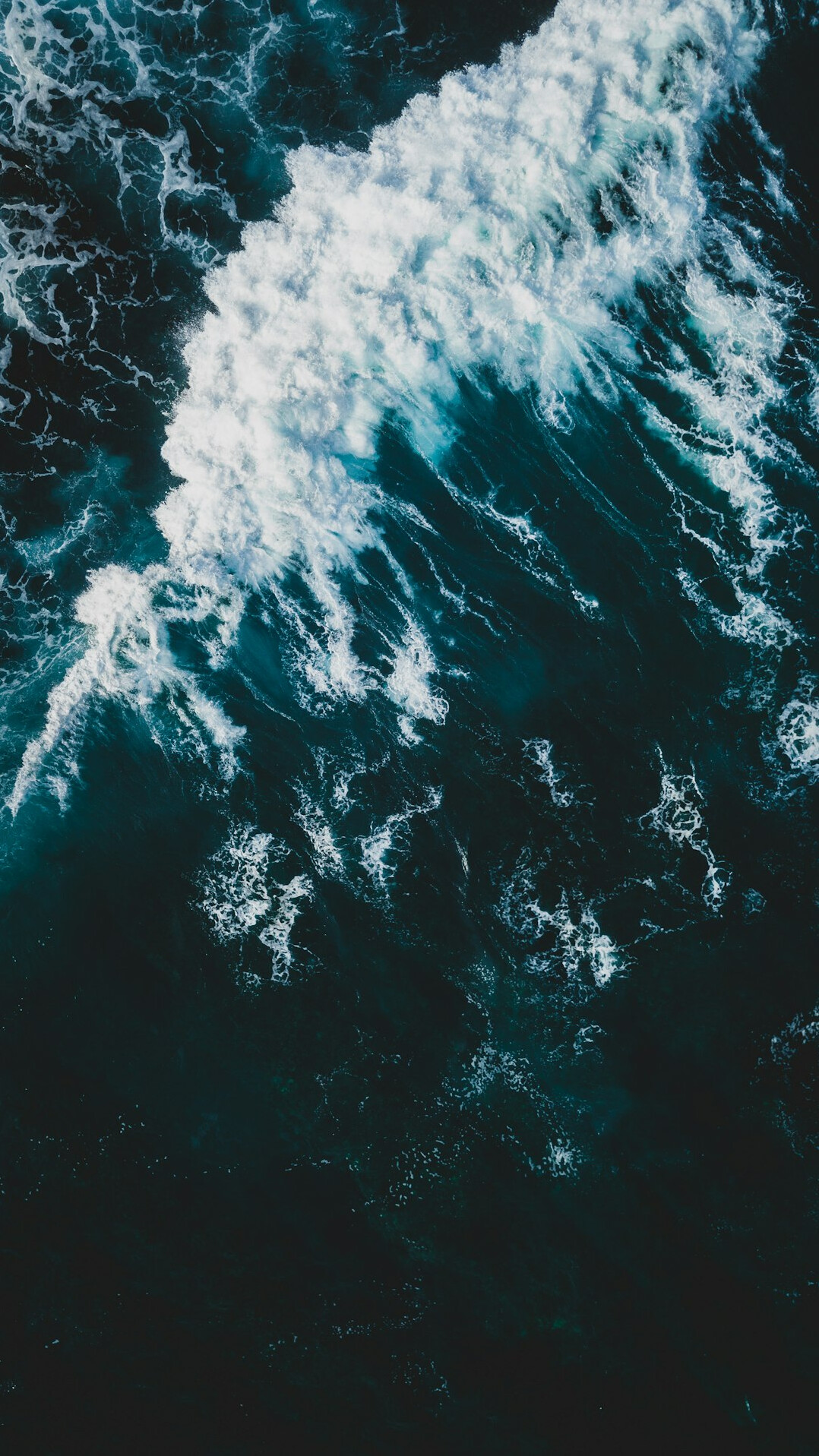 stormy ocean waves