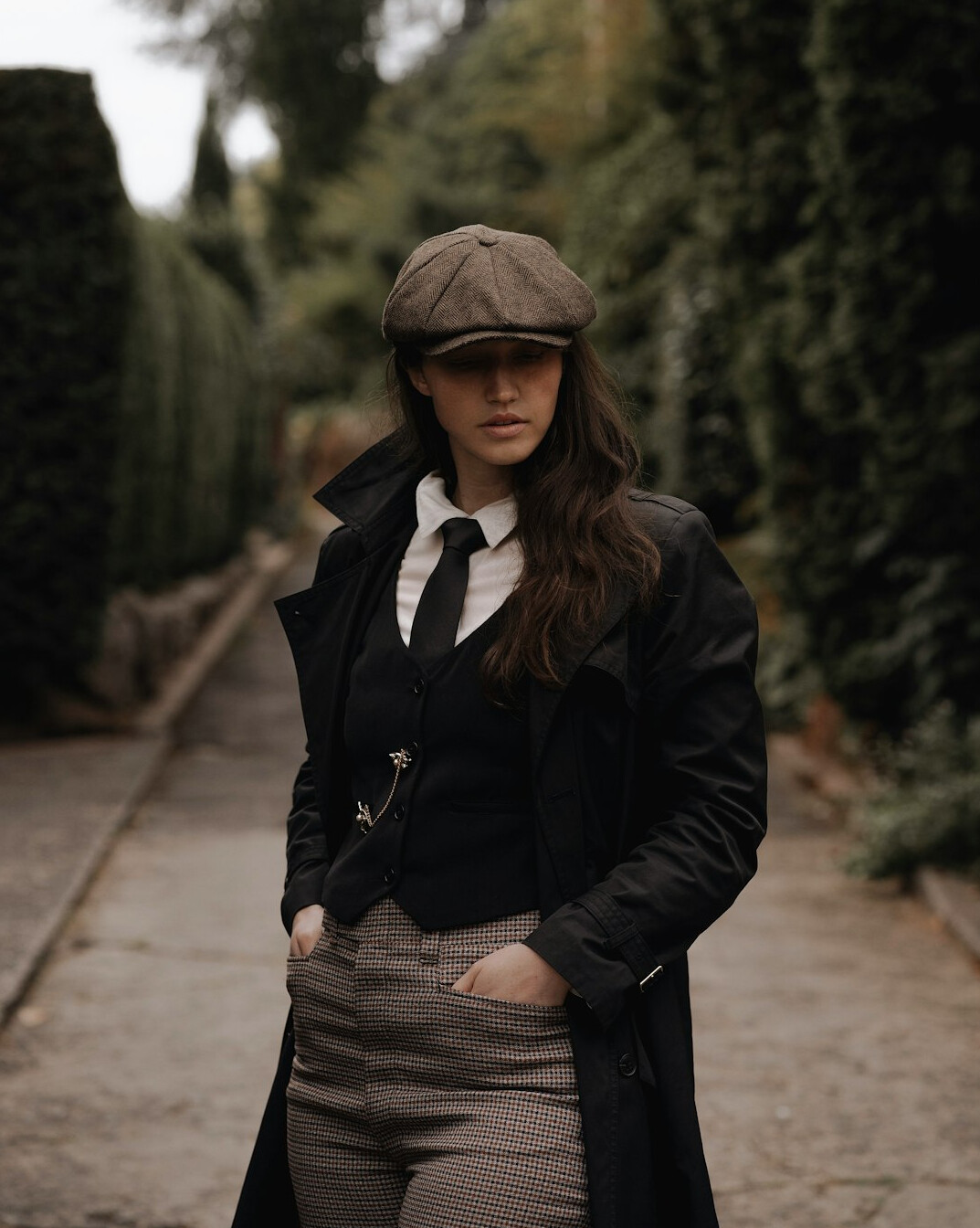 vintage detective hat